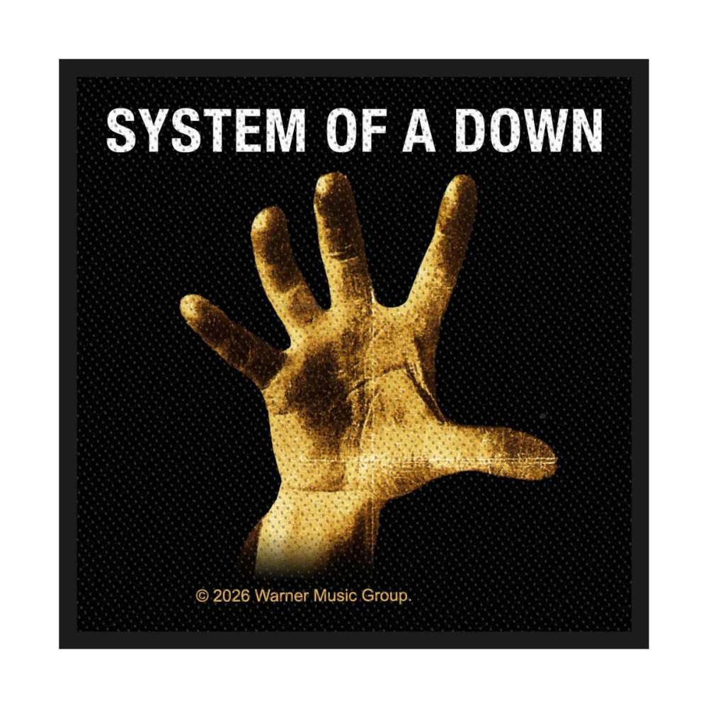 System Of A Down - Hand Patch - Schwarz
